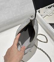 Chanel 25C Bag Caviar Grey 21.5x19x6cm - 6