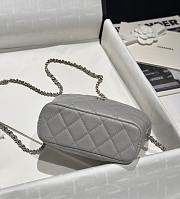 Chanel 25C Bag Caviar Grey 21.5x19x6cm - 4