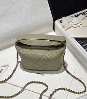 Chanel 25C Bag Caviar Khaki Green 21.5x19x6cm - 4
