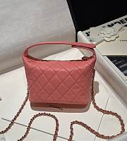 Chanel 25C Bag Caviar Pink 21.5x19x6cm - 5