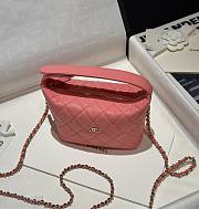 Chanel 25C Bag Caviar Pink 21.5x19x6cm - 3