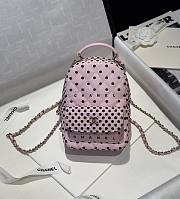 Chanel 24A Mini Backpack Pink 18x13x9cm - 1