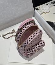 Chanel 24A Mini Backpack Pink 18x13x9cm - 6