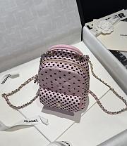 Chanel 24A Mini Backpack Pink 18x13x9cm - 3