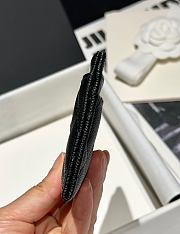 Chanel 19 Black Caviar Wallet 11.5x7.5cm - 4