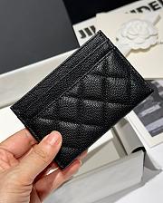Chanel 19 Black Caviar Wallet 11.5x7.5cm - 3
