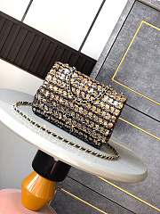 Chanel 25C Flap Bag Black Sequins 20cm - 3