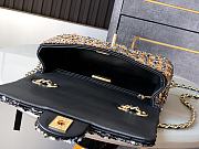 Chanel 25C Flap Bag Black Sequins 20cm - 2