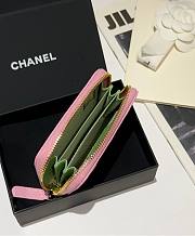 Chanel Zip Coin Purse Pink Caviar 11.2x7.5cm - 3