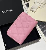 Chanel Zip Coin Purse Pink Caviar 11.2x7.5cm - 4