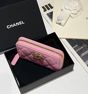 Chanel Zip Coin Purse Pink Caviar 11.2x7.5cm - 5