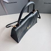Balenciaga Hourglass Hinge Soft Black Bag 37x13x22cm - 6