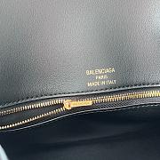Balenciaga Hourglass Hinge Soft Black Bag 37x13x22cm - 4
