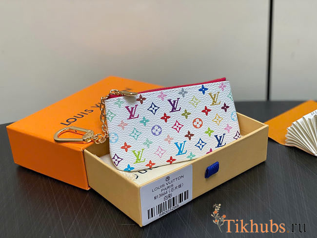 Louis Vuitton LV x TM Key Pouch White 12x7x1.5cm - 1