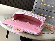 Chanel 25C Flap Bag Pink Sequins 20cm - 6