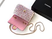 Chanel 25C Flap Bag Pink Sequins 20cm - 5