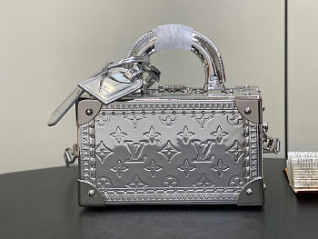 Louis Vuitton LV Valisette Trésor Silver 24x15x12cm