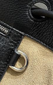 Loewe Pebble Hobo Supple Calfskin Black 27.5x11.5x40cm - 2