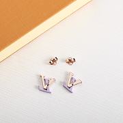Louis Vuitton LV Purple Earrings  - 3