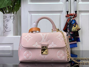 Louis Vuitton LV Nano Madeleine Bag Rose Pink 21x12.5x6cm