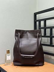 Loewe Pebble Hobo Supple Calfskin Red Wine 27.5x11.5x40cm - 2