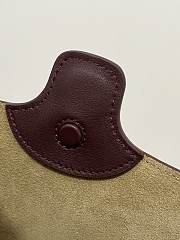 Loewe Pebble Bucket Red Wine Bag 20x16x16cm - 2
