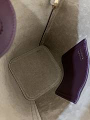 Loewe Pebble Bucket Red Wine Bag 20x16x16cm - 3