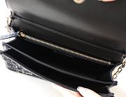 Dior My Dior Top Handle Bag Black Tweed 24x14x7.5cm - 4
