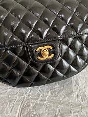 Chanel Hobo Bag Black 21.5x20x7.5cm - 4