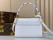 Louis Vuitton LV x TM Twist MM Slim White 23x16x8cm - 5