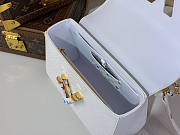 Louis Vuitton LV x TM Twist MM Slim White 23x16x8cm - 4