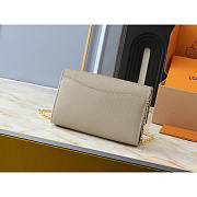 Louis Vuitton LV Pochette Louise Beige 22 x 14 x 5 cm - 4