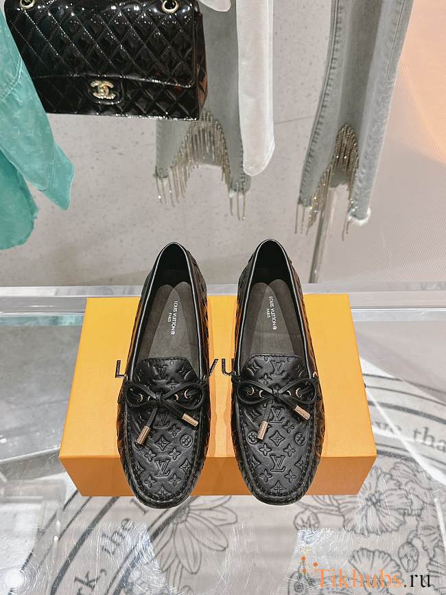 Louis Vuitton LV Driver Mocassin Black Loafer  - 1