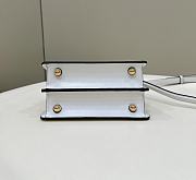 Fendi Peekaboo ISeeU Petite White Bag 20x11x15cm - 5