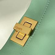 Fendi Peekaboo ISeeU Petite Green Bag 23x9x20cm - 5