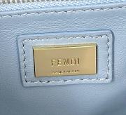 Fendi Peekaboo ISeeU Petite Blue Bag 23x9x20cm - 2