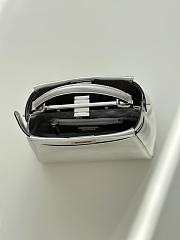 Fendi Peekaboo ISeeU Petite Silver Bag 23x9x20cm - 3