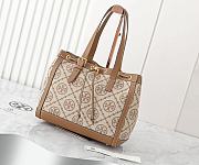 Tory Burch T Monogram Jacquard Small Tote Bag Hazel 29x23x14cm - 1