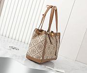 Tory Burch T Monogram Jacquard Small Tote Bag Hazel 29x23x14cm - 5