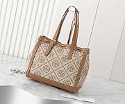 Tory Burch T Monogram Jacquard Small Tote Bag Hazel 29x23x14cm - 3