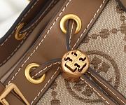 Tory Burch T Monogram Jacquard Small Tote Bag Hazel 29x23x14cm - 4