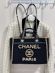 Chanel Shopping Tote Bag 24S Black 39cm - 6