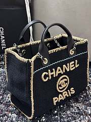 Chanel Shopping Tote Bag 24S Black 39cm - 5