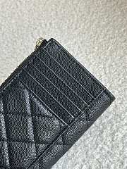 Chanel Card Holder Black Caviar Gold 12x7.5x2.5cm - 3