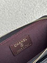 Chanel Card Holder Black Caviar Gold 12x7.5x2.5cm - 2