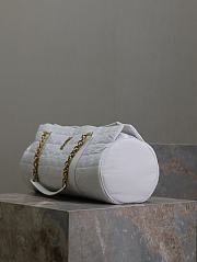 YSL Gloria Travel Bag White 42x18x18cm - 5