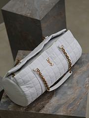 YSL Gloria Travel Bag White 42x18x18cm - 4