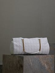 YSL Gloria Travel Bag White 42x18x18cm - 2