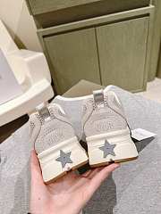 Dior Chrono Sneaker Beige Mesh Suede - 5