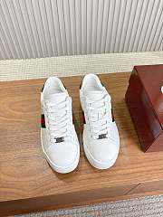 Gucci Ace White Leather Sneaker - 4